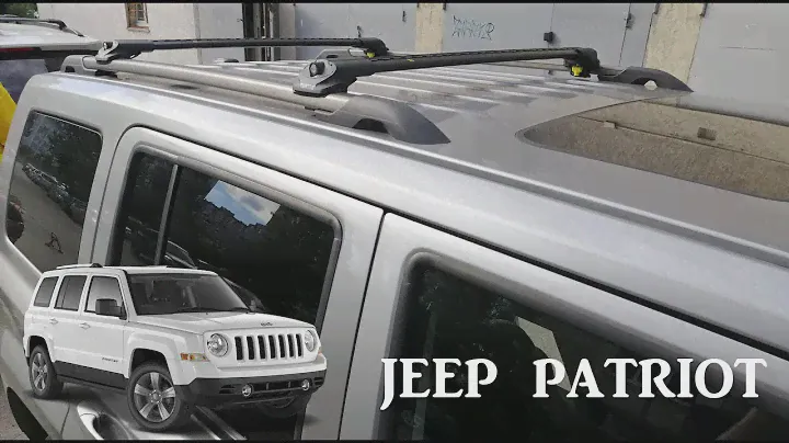 How to Fit - TURTLE Roof Rack Rail Bars system Air-1 full kit Jeep Patriot