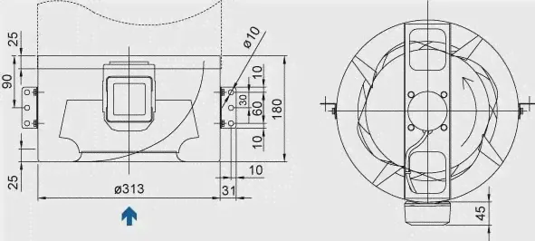 Systemair KD 315 M1-1