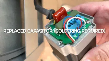 Systemair SAVE VTR 300/B L rotor motor noise fix (capasitor replacement needed)