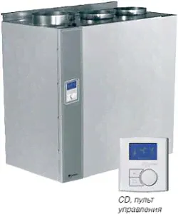 Приточно-вытяжная установка Systemair VR 700DCV/B-0